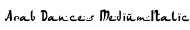 arabdances font