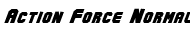 actionforce font
