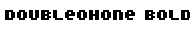 doubleohone Font