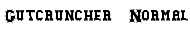 gutcruncher Font