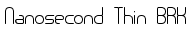 nanosecond Font