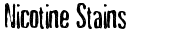 nicotinestains Font
