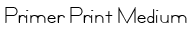 primerprint Font