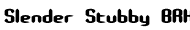 slender Font
