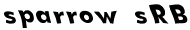 sparrow Font