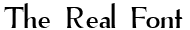 therealfont Font